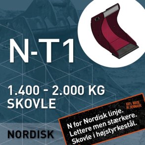 N-T1 | Skovle | 1.400 - 2.000 kg