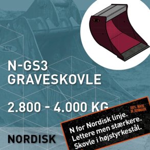 Graveskovle | N-GS3