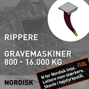 NORDISK | Gravemaskiner | Rippere