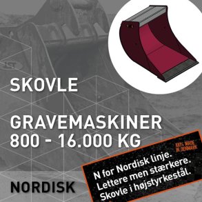 NORDISK | Gravemaskiner | Skovle